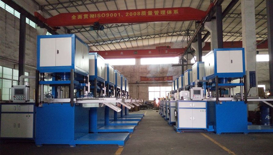 全自動(dòng)上下料液壓機(jī)生產(chǎn)線